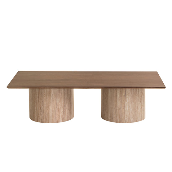 Dorit Coffee Table - Walnut Iggy-Core