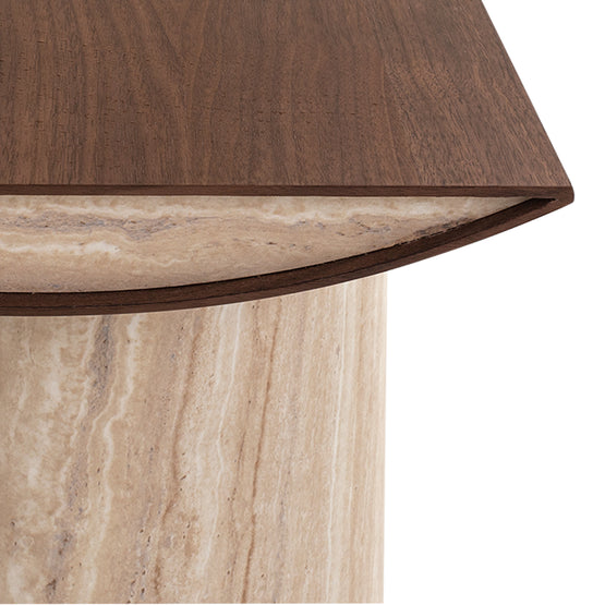 Dorit Coffee Table - Walnut Iggy-Core