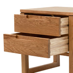 Ex Display - Alfred 2 Drawer Wooden Bedside Table - Natural Oak Bedside Table Oakwood-Core   