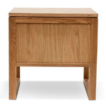 Ex Display - Alfred 2 Drawer Wooden Bedside Table - Natural Oak Bedside Table Oakwood-Core   