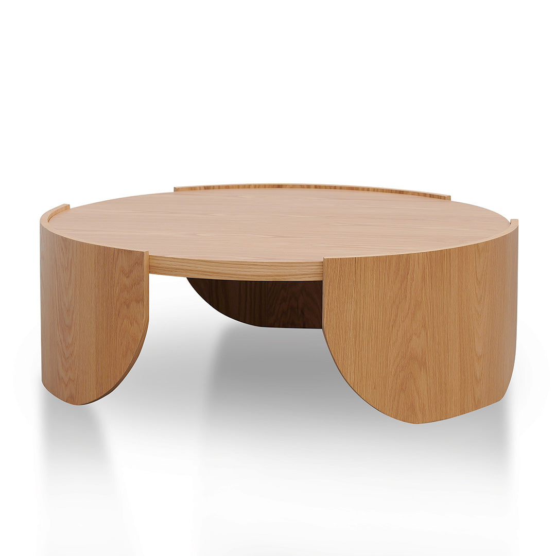 Zoey 1.1m Round Coffee Table - Natural Coffee Table Century-Core   