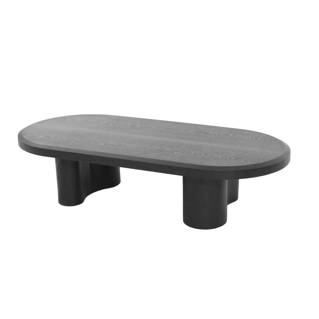 Nasim 1.5m Coffee Table - Full Black Coffee Table Dwood-Core   