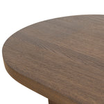 Roshan 1.3m Pill Shape Coffee Table - Caramel Oak Coffee Table Valerie-Core   