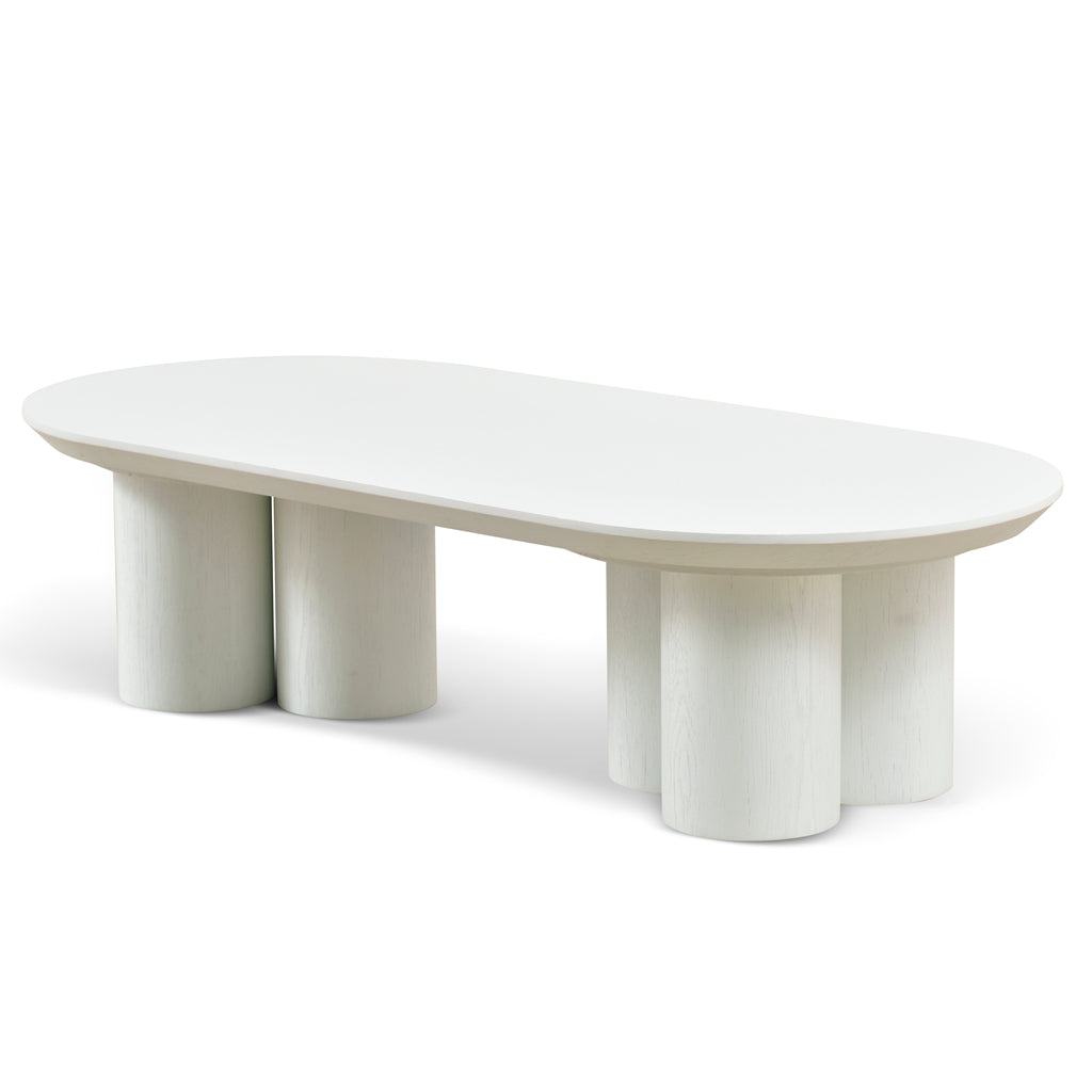 Holt 1.3m Coffee Table - Full White Coffee Table Century-Core   