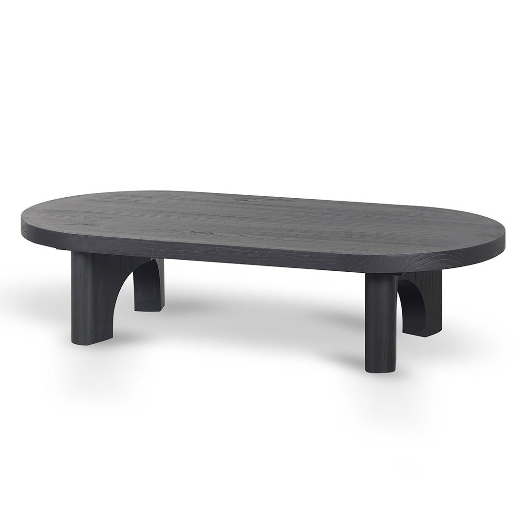 Teresa 140cm Coffee table - Full Black Coffee Table Nicki-Core   