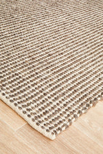 Carlos 255x155cm Felted Wool Rug - Brown Rug UN Rugs-Local   