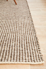 Carlos 255x155cm Felted Wool Rug - Brown Rug UN Rugs-Local   