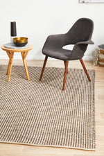 Carlos 255x155cm Felted Wool Rug - Brown Rug UN Rugs-Local   