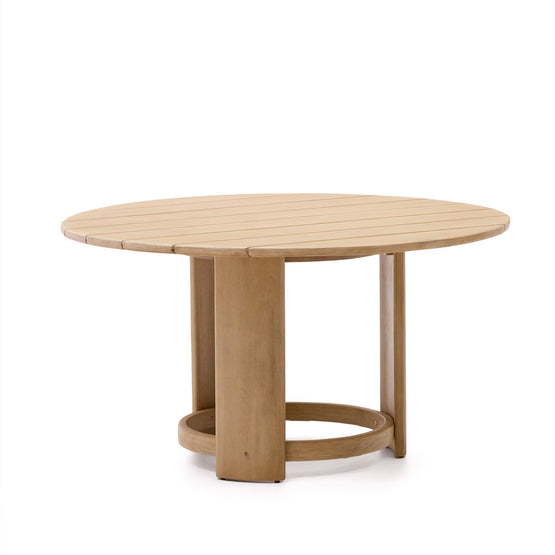 Chori 1.4m Round Dining Table - Natural Outdoor Table The Form-Local   