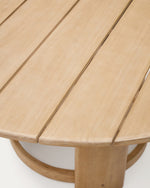 Chori 1.4m Round Dining Table - Natural Outdoor Table The Form-Local   