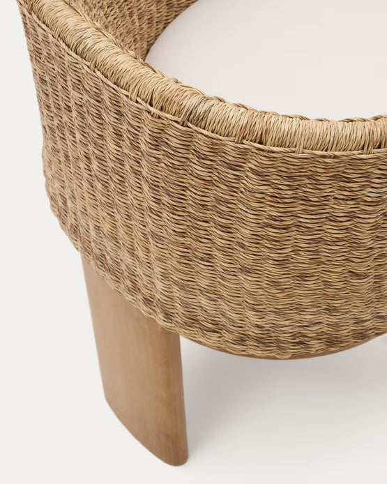 Chori Rattan Outdoor Dining Chair- Natural Outdoor Chair The Form-Local   