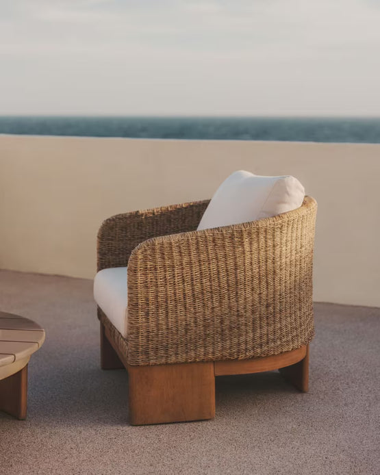 Chori Rattan Outdoor Lounge Chair- Natural Lounge Chair The Form-Local   