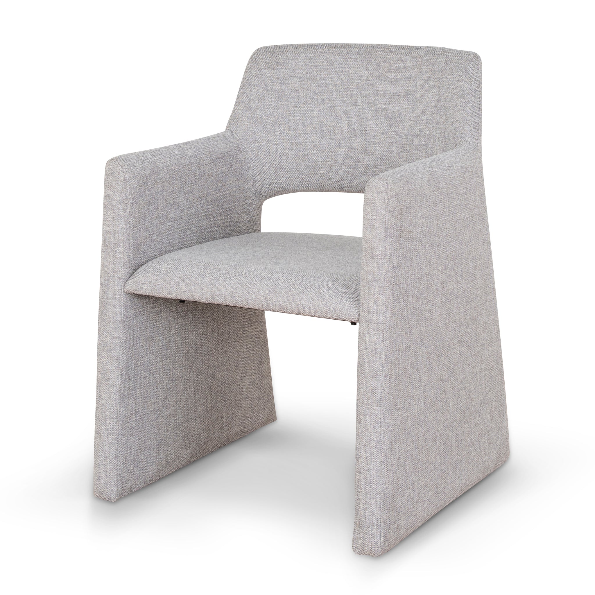 Set of 2 - Marko Fabric Dining Chair - Spec Cloud Grey Dining Chair Dwood-Core   