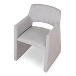 Set of 2 - Marko Fabric Dining Chair - Spec Cloud Grey Dining Chair Dwood-Core   