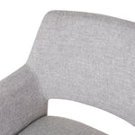 Set of 2 - Marko Fabric Dining Chair - Spec Cloud Grey Dining Chair Dwood-Core   