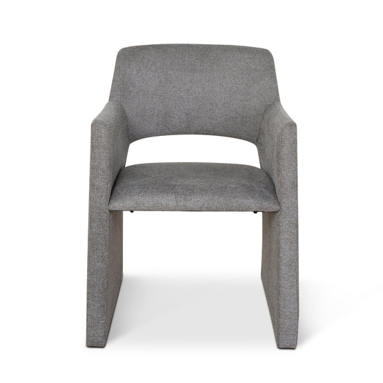 Set of 2 - Marko Fabric Dining Chair - Spec Grey Dining Chair Dwood-Core   