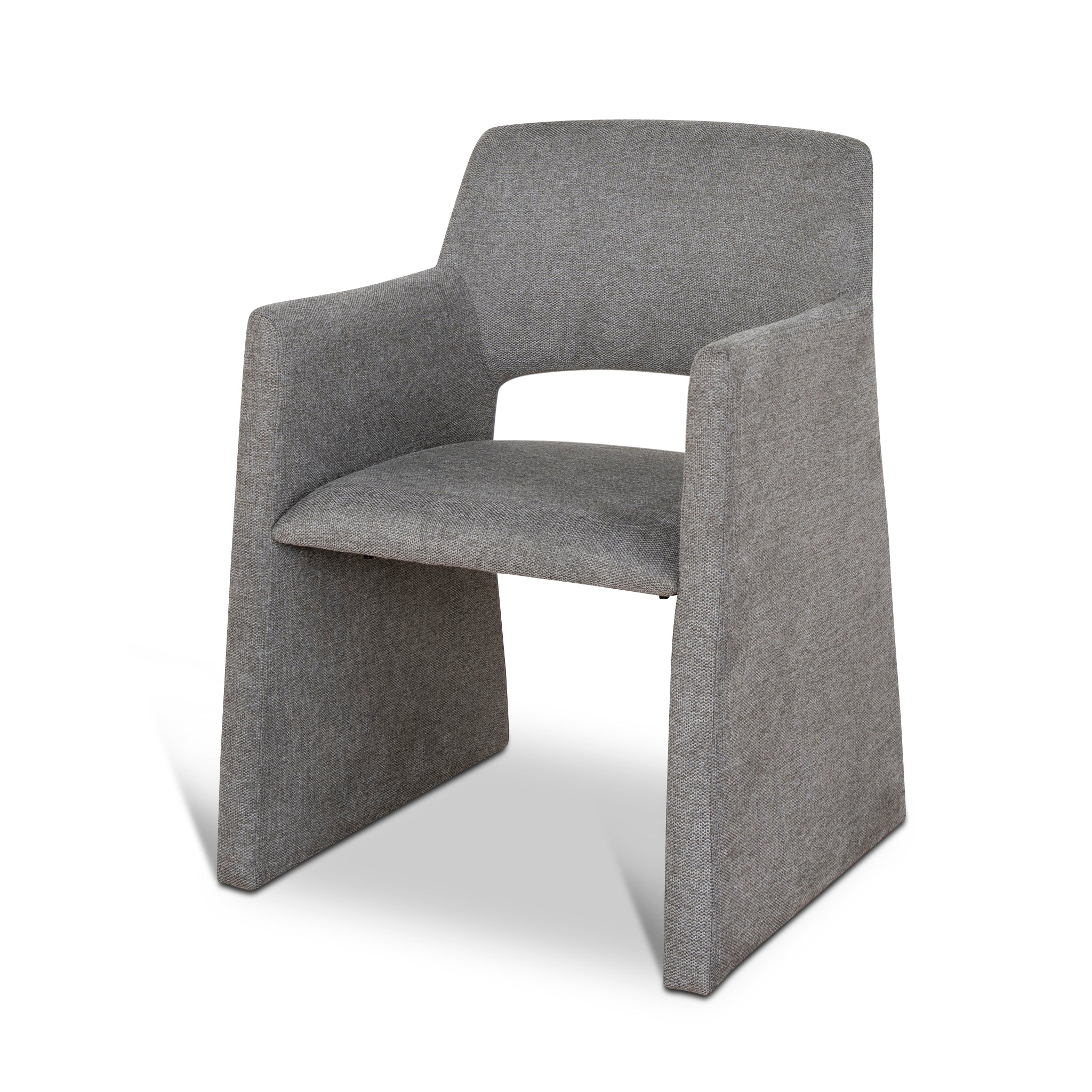 Set of 2 - Marko Fabric Dining Chair - Spec Smoke Grey Dining Chair Dwood-Core