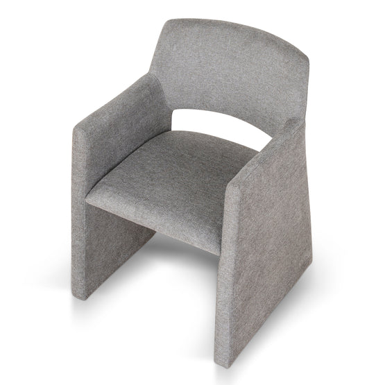 Set of 2 - Marko Fabric Dining Chair - Spec Grey Dining Chair Dwood-Core   