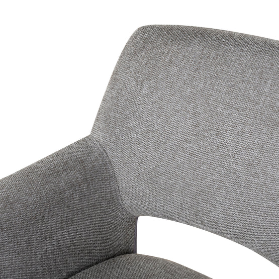 Set of 2 - Marko Fabric Dining Chair - Spec Grey Dining Chair Dwood-Core   