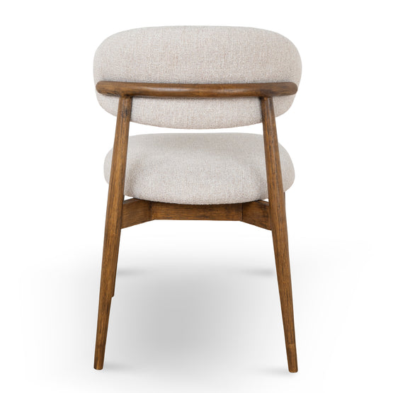 Heizer Walnut Dining Chair - Coastal Beige Dining Chair MYI-Core