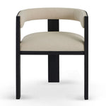 Ex Display - Miles Black ELM Dining Chair - Light Beige Dining Chair LJ-Core   