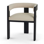 Ex Display - Miles Black ELM Dining Chair - Light Beige Dining Chair LJ-Core   