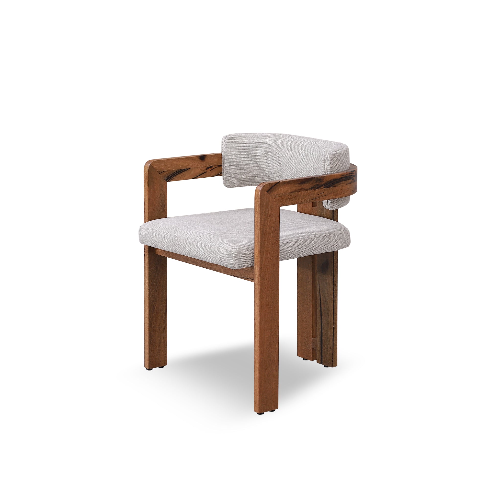 Set of 2 - Merari Natural Marri Dining Chair - Stone Beige Dining Chair Marri-Core   