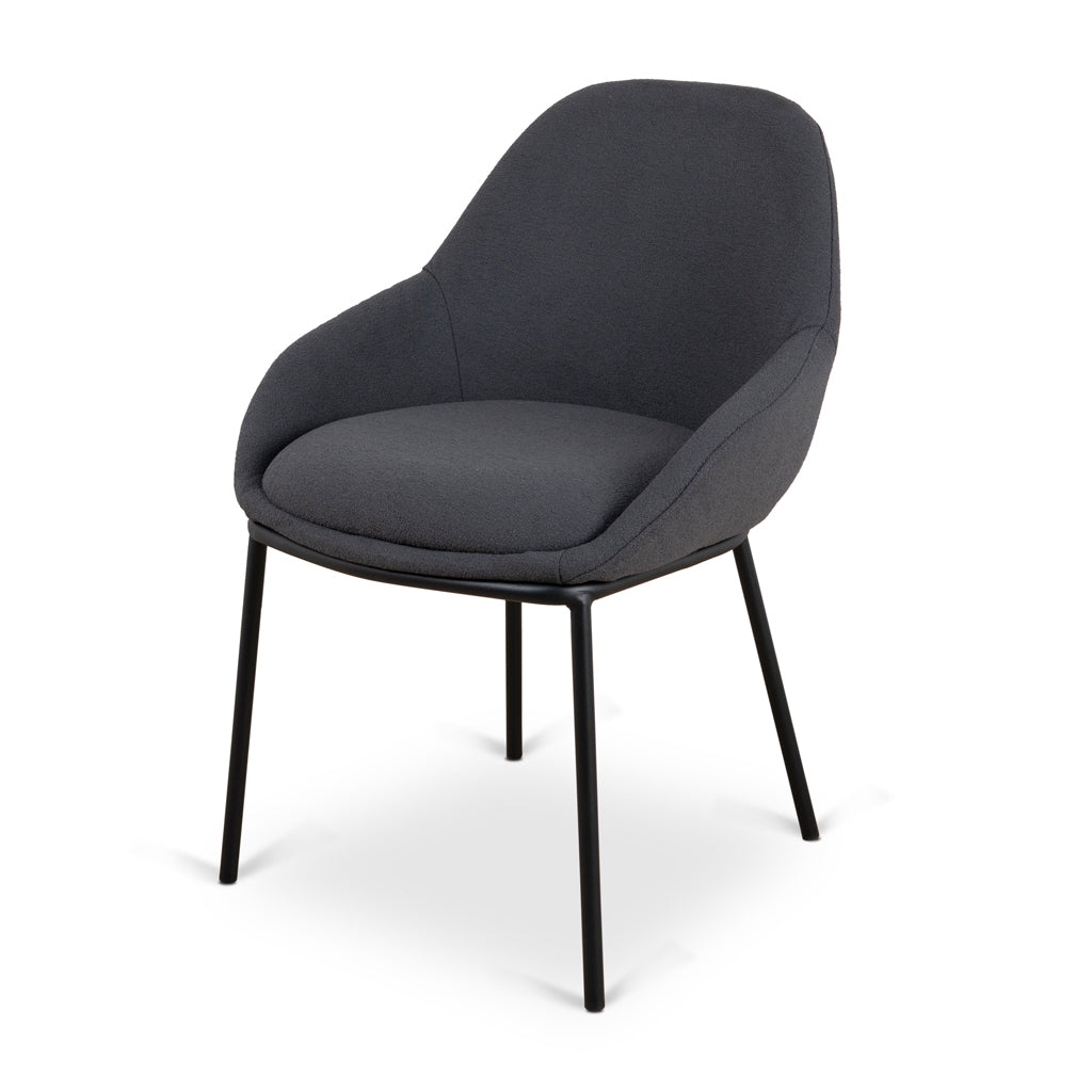 Darris Fabric Dining Chair - Charcoal Dining Chair LF-Core   