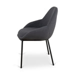 Darris Fabric Dining Chair - Charcoal Dining Chair LF-Core   