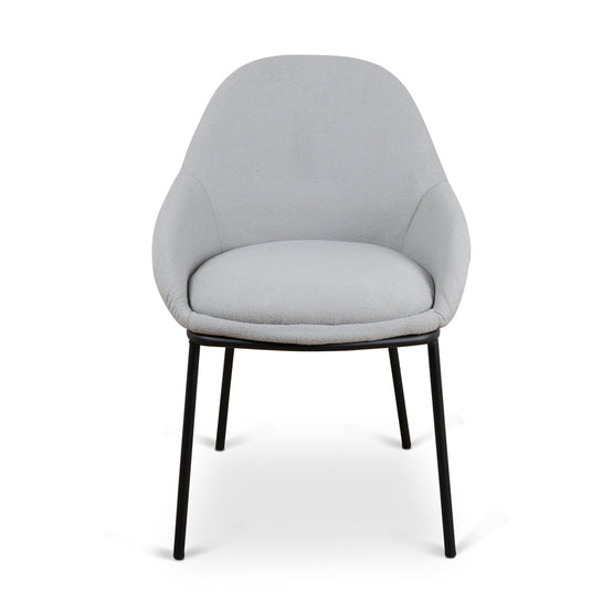 Darris Fabric Dining Chair - Pale Grey Dining Chair LF-Core   