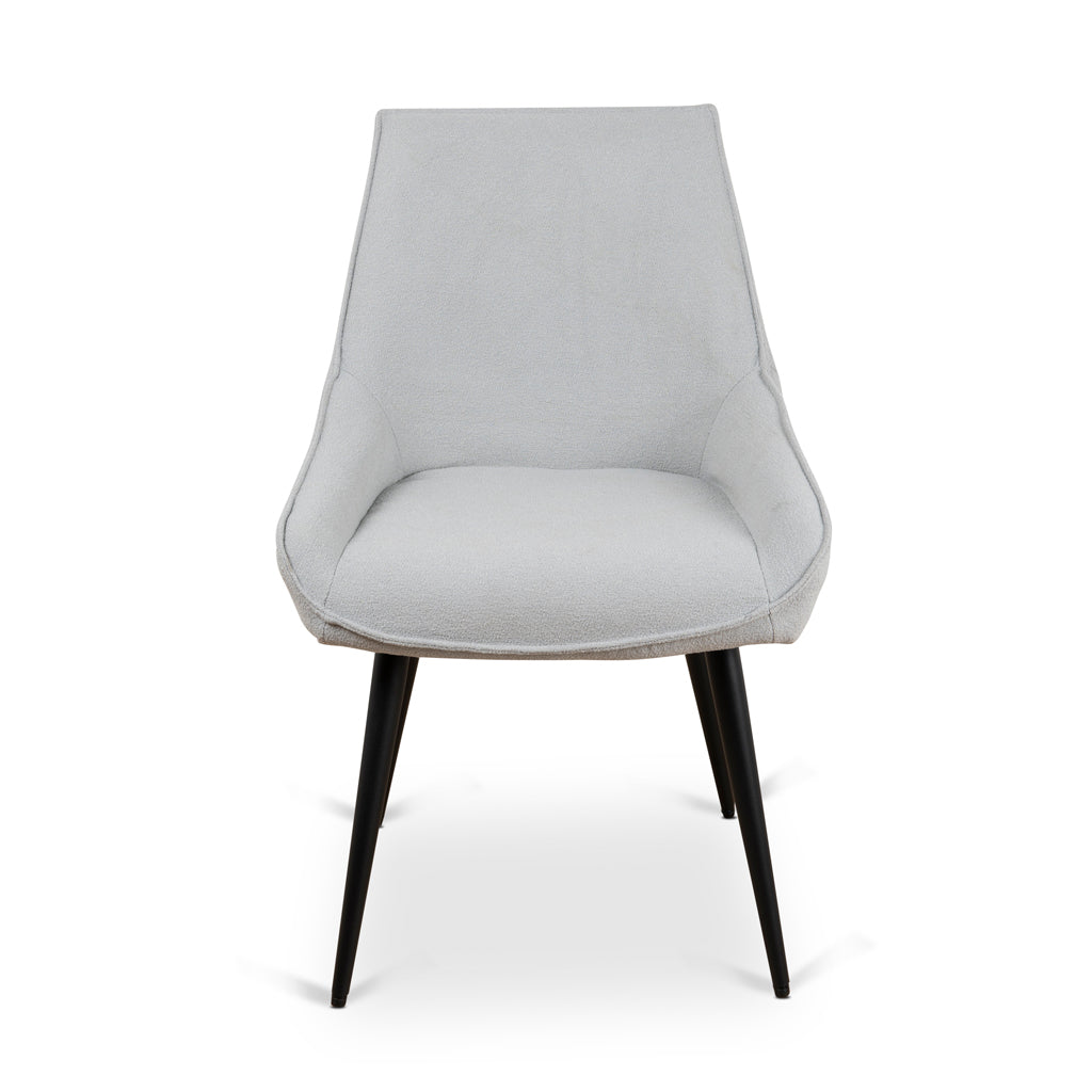 Ruwan Fabric Dining Chair - Pale Grey Dining Chair LF-Core   