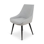 Ruwan Fabric Dining Chair - Pale Grey Dining Chair LF-Core   