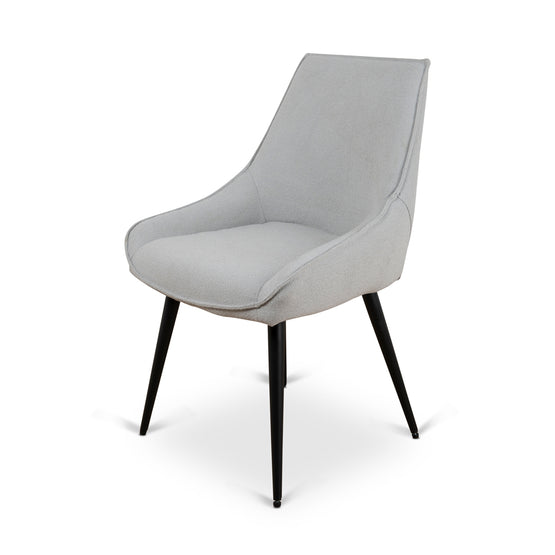 Ruwan Fabric Dining Chair - Pale Grey Dining Chair LF-Core   