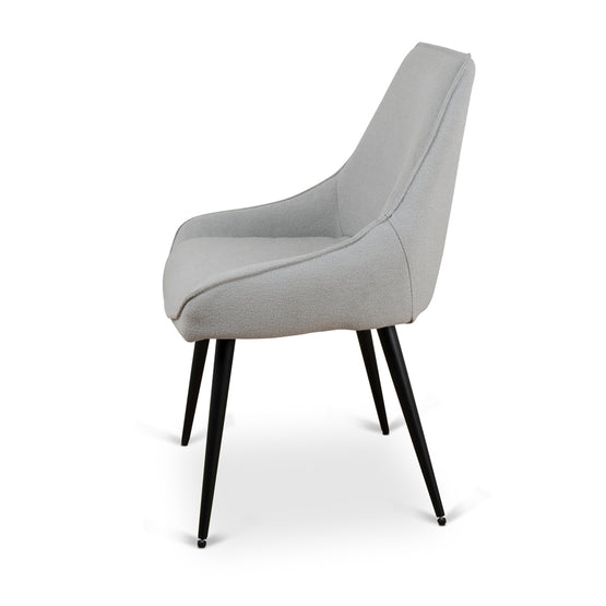 Ruwan Fabric Dining Chair - Pale Grey Dining Chair LF-Core   