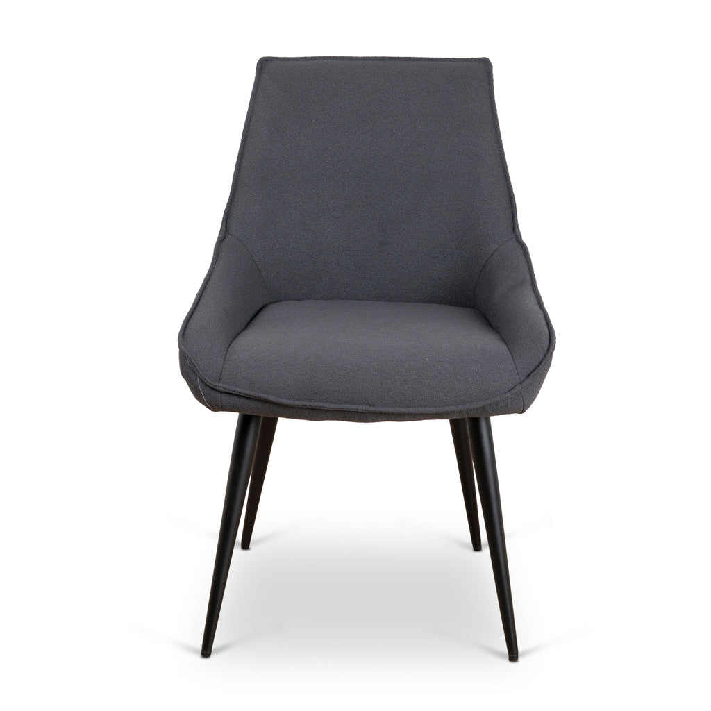 Ex Display - Ruwan Fabric Dining Chair - Charcoal Dining Chair LF-Core