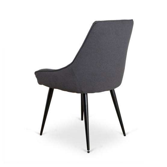 Ruwan Fabric Dining Chair - Charcoal Dining Chair LF-Core   