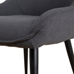 Ruwan Fabric Dining Chair - Charcoal Dining Chair LF-Core   