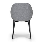 Set of 2 - Lynton Fabric Dining chair - Lava Grey Dining Chair Swady-Core   