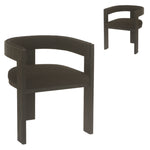 Set of 2 - Miles ELM Dining Chair - Full Black Dining Chair LJ-Core   