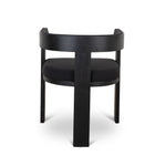 Set of 2 - Miles ELM Dining Chair - Full Black Dining Chair LJ-Core   