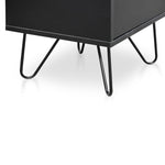 Ex Display - Anthony Bedside Table - Black Bedside Table KD-Core   