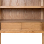 Zia 1.83m (H) Ash Curve Cabinet - Natural Cabinet Nicki-Core   