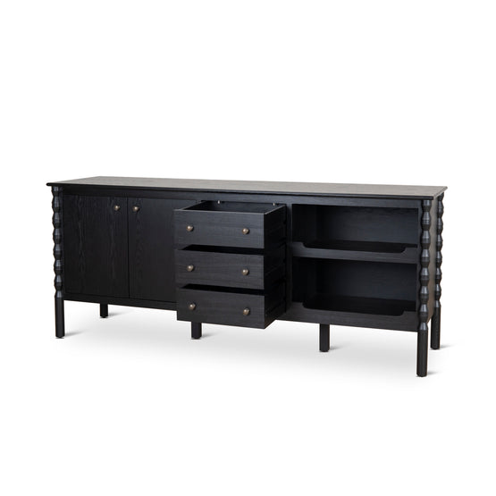 Primrose 1.9m Sideboard - Black Buffet & Sideboard Nicki-Core