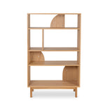 Adone 1.6m (H) Book Shelf - Natural Bookshelf KD-Core   