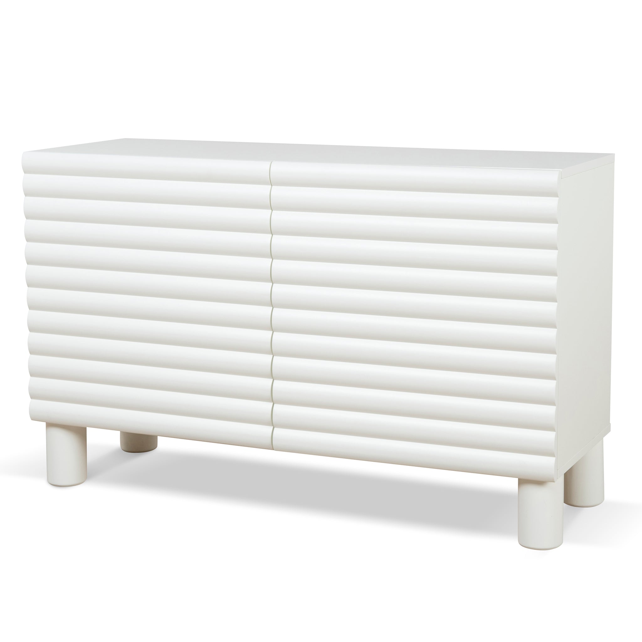 Vasuda 1.2m Sideboard Unit - White Buffet & Sideboard KD-Core   