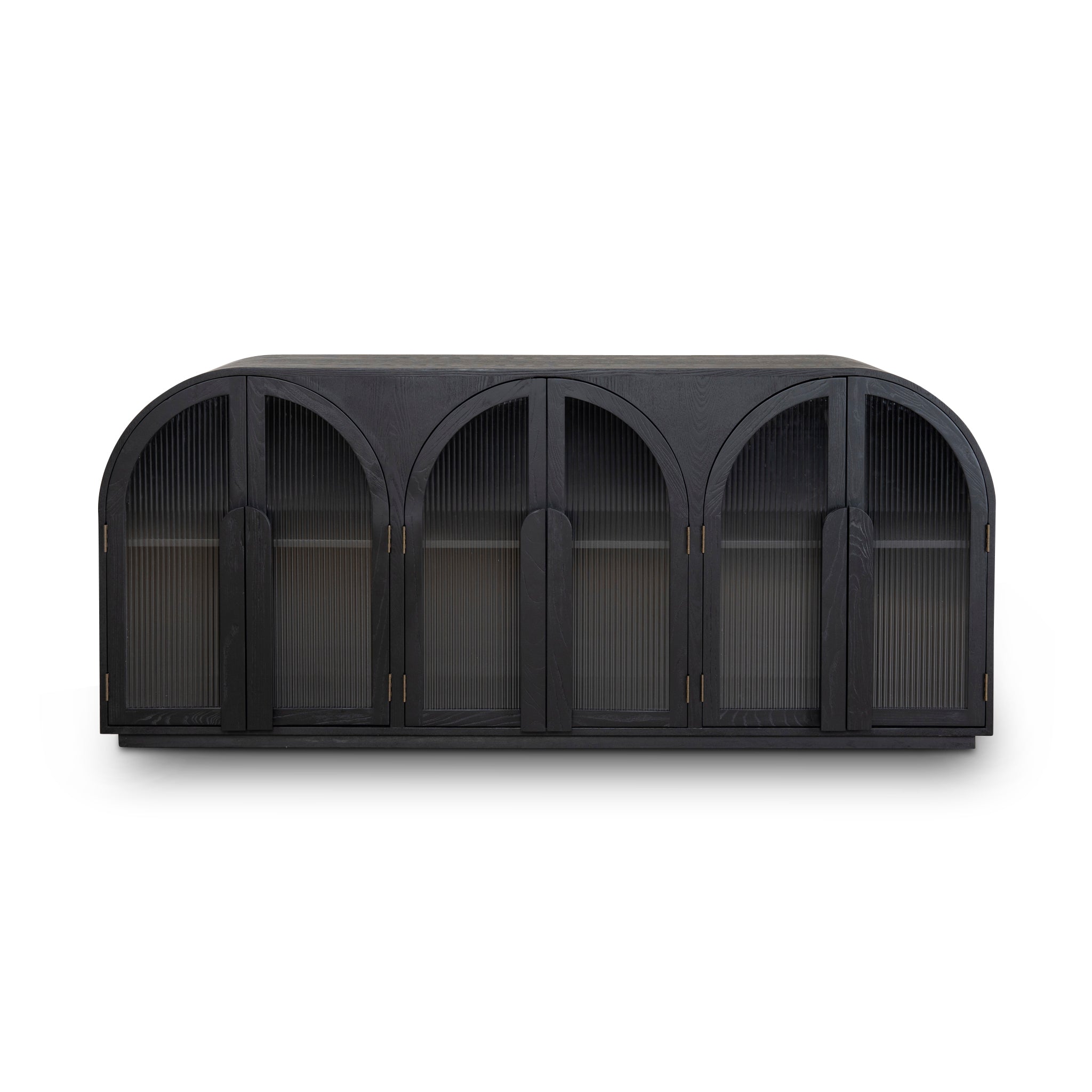 Claremont 2m Sideboard - Full Black Buffet & Sideboard Nicki-Core