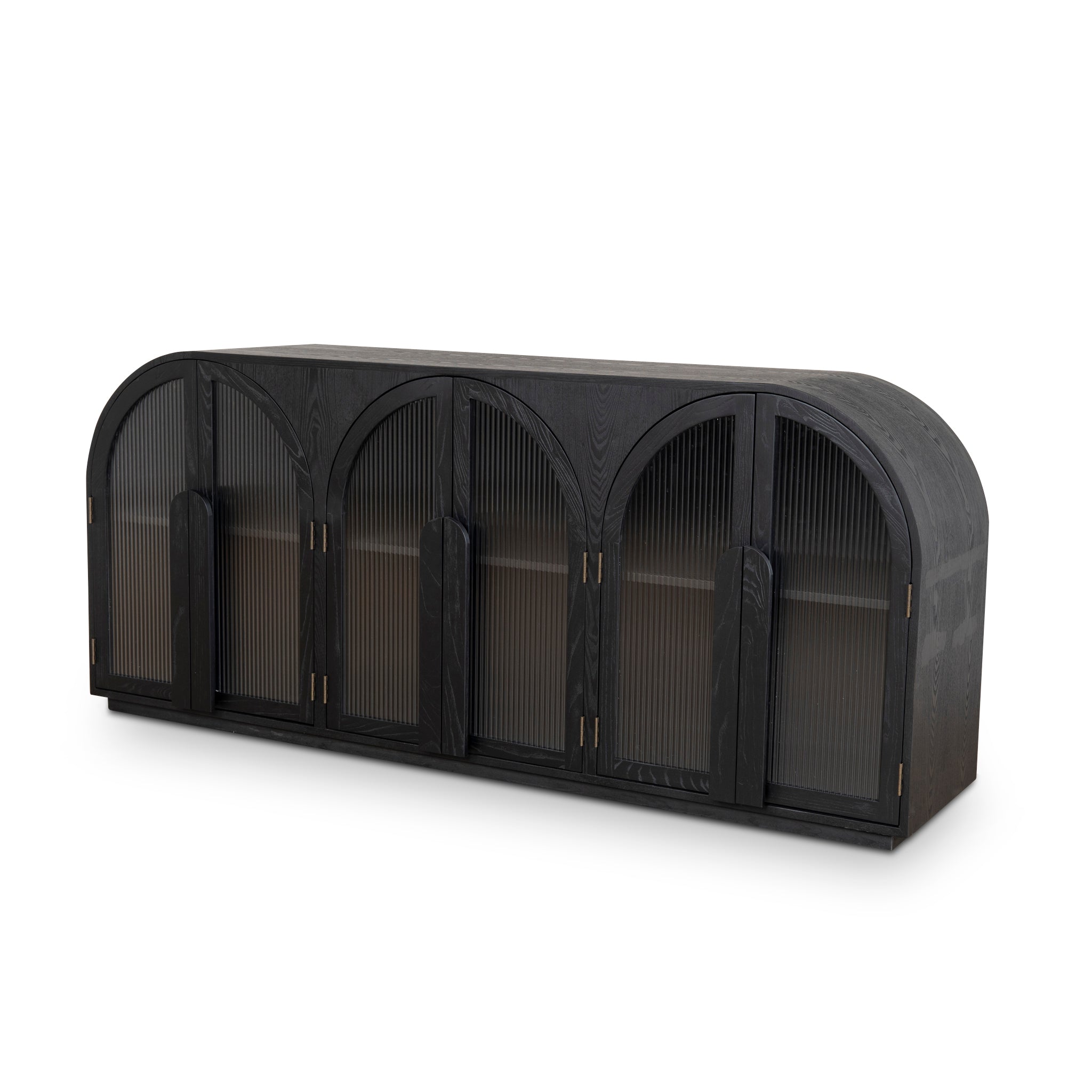 Claremont 2m Sideboard - Full Black Buffet & Sideboard Nicki-Core