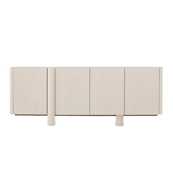 Curio Sideboard Unit - Warm Grey Buffet & Sideboard Iggy-Core