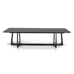 Ex Display Mullins 3m Oak Dining Table - Black Dining Table Nicki-Core