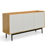 Alenzo Sideboard and Buffet - White and Natural Buffet & Sideboard KD-Core